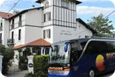 Vue extérieur - hôtel trois étoiles les goélands - St Jean de Luz